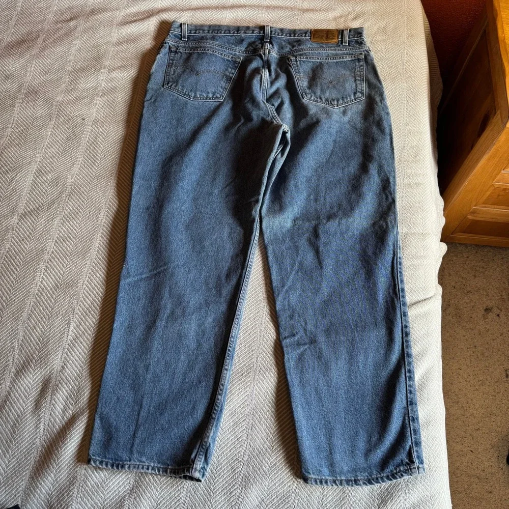 Vintage 90s Y2k Levis 545 Loose Fit Straight Leg Jeans Mens 44x32 Medium Wash
